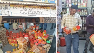 Food Adulteration Bust: Expired Biscuits, Unlabeled Items Seized in Mailardevpally Raid