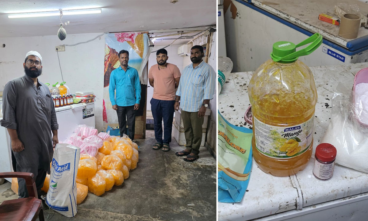 Hyderabad Mehdipatnam Raid: Unhygienic Ice Candy and Lassi Unit Busted, One Arrested