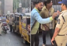 Lakdikapul Traffic Chaos: Auto Drivers Clash with Police Over Gas Shortage, Long Queues Cause Jam