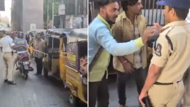 Lakdikapul Traffic Chaos: Auto Drivers Clash with Police Over Gas Shortage, Long Queues Cause Jam