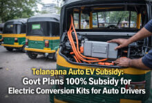 Telangana Auto EV Subsidy: Govt Plans 100% Subsidy for Electric Conversion Kits for Auto Drivers