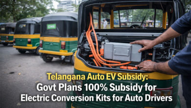 Telangana Auto EV Subsidy: Govt Plans 100% Subsidy for Electric Conversion Kits for Auto Drivers