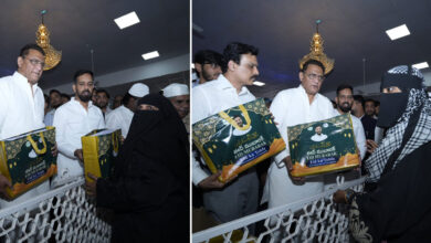 Mohammed Azharuddin Distributes Ramzan Gifts at Bagh-e-Aam Shahi Masjid in Hyderabad