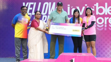 Mohammed Azharuddin Leads Yellow Ribbon Run in Hyderabad to Raise Endometriosis and Women’s Health Awareness