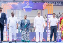 Azharuddin and Seethakka Attend FIH Women’s Hockey World Cup Qualifiers in Hyderabad