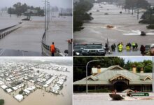 Tropical storm prompts life-threatening flash flooding warning in Australia