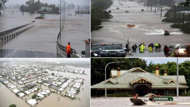 Tropical storm prompts life-threatening flash flooding warning in Australia
