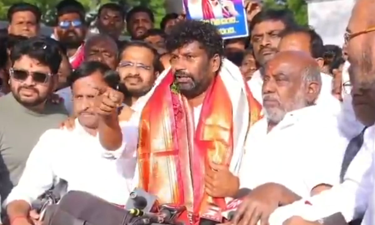 BRS Leader Balka Suman Released from Jail After Bail in Ketthanpally Election Clash Case