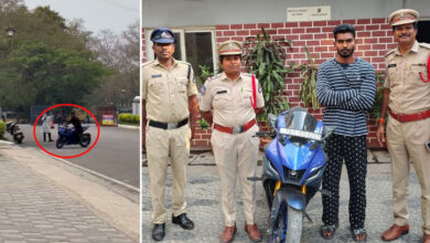 Hyderabad Bike Stunt Arrest: Youth Held for Dangerous Stunts Near Secretariat and Lumbini Park