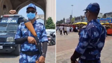 Hyderabad Old City Police Bandobast: Heavy Security at Charminar and Mecca Masjid for Ram Navami