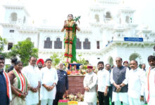 Governor Shiv Pratap Shukla and CM Revanth Reddy Unveil Telangana Thalli Statue at Assembly