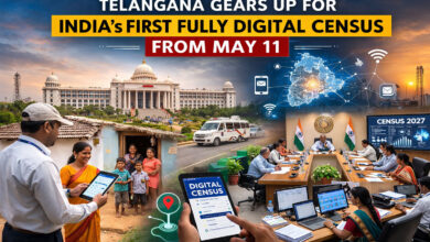Telangana Gears Up for India’s First Fully Digital Census from May 11, House Listing Operations to Begin Statewide