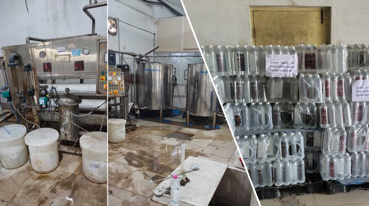 Serious Food Safety Violations Found at Packaged Drinking Water Unit in Hyderabad