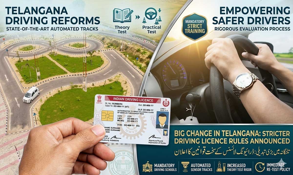Telangana Tightens Driving Licence Rules to Tackle Rising Road Deaths
