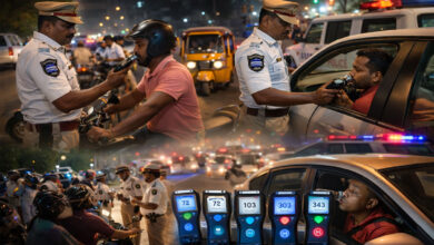 Hyderabad Drunk Driving Crackdown: 239 Drivers Caught in Two-Day Traffic Police Drive