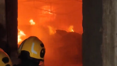 Hyderabad Fire: Massive Fire Erupts at Plywood Warehouse in Katedan Area