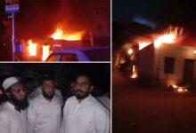 Hyderabad Fire Accident: Gas Cylinder Explosion in Asif Nagar HUDA Colony, MLA Majid Hussain Rushes to Spot