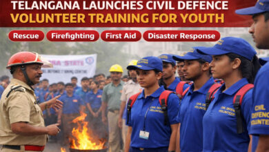 Telangana Launches Civil Defense Volunteer Training for Youth to Act as First Responders in Emergencies