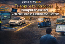 Telangana to Introduce Computer-Based Vehicle Fitness Certificate System, 37 Automated Testing Stations Planned