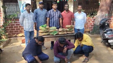 Hyderabad Ganja Bust: 10.16 Kg Seized in Nampally, 3 Arrested in Major Drug Network Crackdown