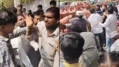 Hyderabad Gas Cylinder Theft Attempt Foiled at Shaikpet Junction, Locals Catch Accused