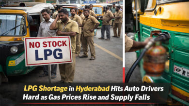 LPG Shortage in Hyderabad Hits Auto Drivers Hard as Gas Prices Rise and Supply Falls