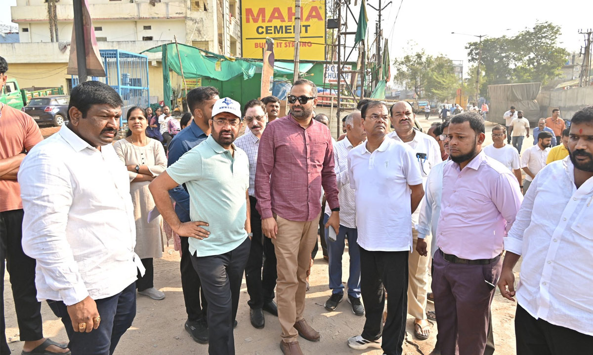 GHMC and Water Board Joint Inspection in Amberpet: Action Plan to Solve Drainage Problems in Hyderabad