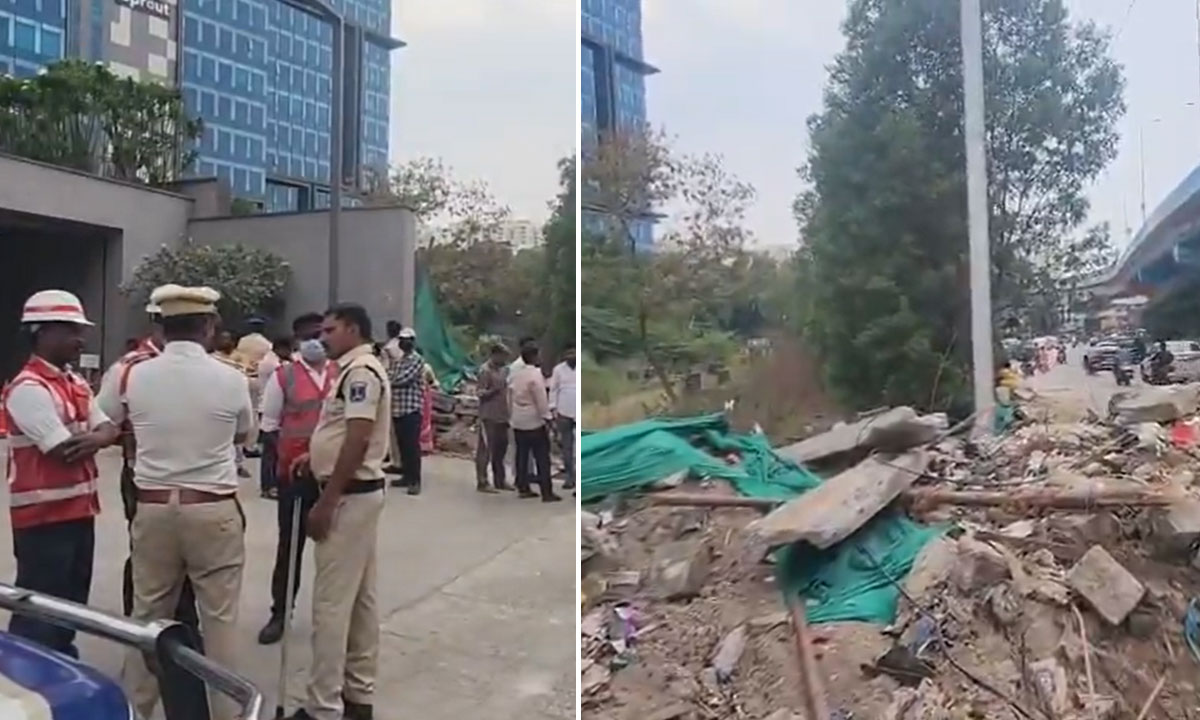 Hyderabad Kothaguda Row: Locals Object to Cremation Ground Demolition Amid Road Expansion