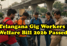 Telangana Gig Workers Welfare Bill 2026 Passed: Social Security, Insurance and Rights for Lakhs of Workers
