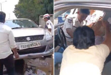 Secunderabad Car Accident: Driver Suffers Heart Attack, Vehicle Crashes into Divider