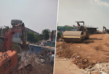 HYDRAA Removes Wall Blocking 40-Feet Road at Praneeth Antilia in Mallampet, Travel Distance Reduced by 5 KM