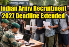 Indian Army Recruitment 2027 Deadline Extended to April 10, Apply Now