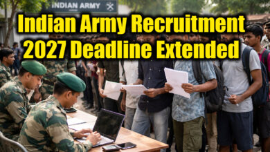 Indian Army Recruitment 2027 Deadline Extended to April 10, Apply Now