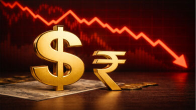 Indian Rupee Hits Historic Low: Rupee Falls to 93.35 Against Dollar