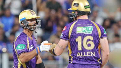 IPL 2026 KKR vs MI: Rahane, Raghuvanshi Fifties Power Kolkata Knight Riders to 220/4 at Wankhede
