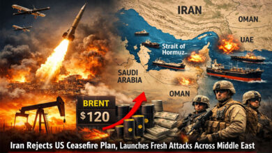 Iran Rejects US Ceasefire Plan, Launches Fresh Attacks Across Middle East Amid Rising Oil Prices