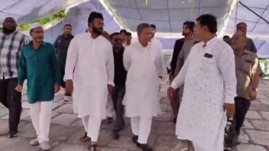 Eid-Ul-Fitr Preparations in Karwan: MLA Kausar Mohiuddin Inspects Eidgah Arrangements for Smooth Namaz