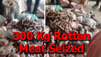 Mangalhat Meat Raid: Police Seize 300 Kg Rotten Meat, One Arrested in Hyderabad