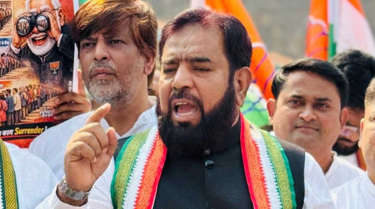 Congress Holds Massive Protest Dharna Near Golconda Fort Against BJP Government Policies