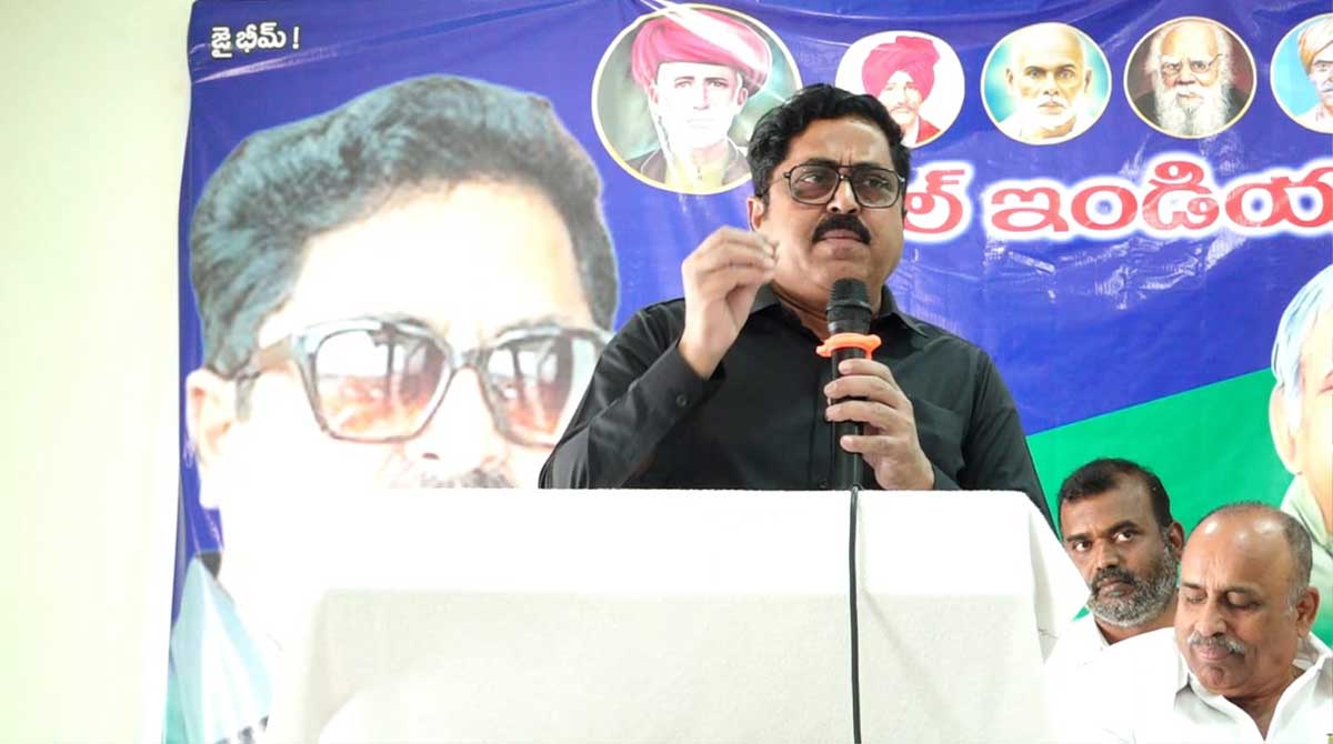 Dr. J. Purnachandra Rao Calls for Bahujan Movement at Kanshi Ram Jayanti Celebrations in Tirupati