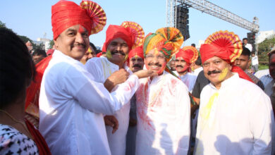 Hyderabad City Police Celebrate Holi at CAR Headquarters with Enthusiasm and Unity