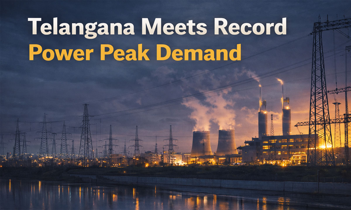 Telangana Meets Record Power Peak Demand of 18,139 MW Without Interruption