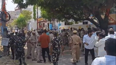 Attapur Temple Land Protest: Hindu Groups Stage Dharna Alleging Encroachment of Temple Lands