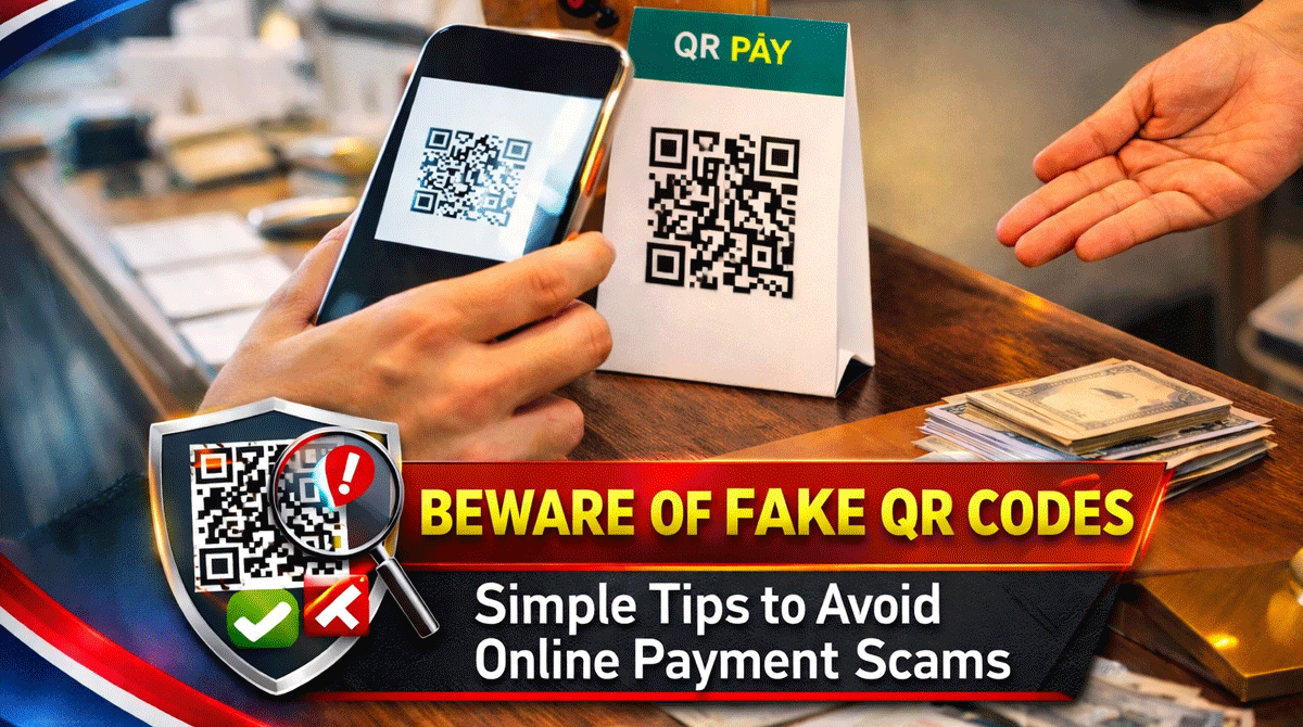 Beware of Fake QR Codes: Simple Tips to Avoid Online Payment Scams