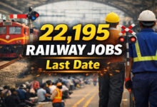 Railway Recruitment 2026: Final Hours Left for 22,195 Group D Jobs, Check Details