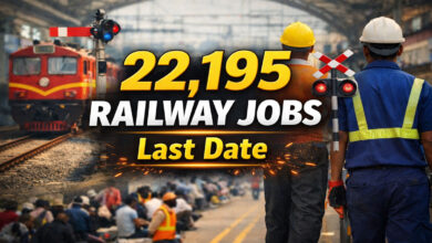 Railway Recruitment 2026: Final Hours Left for 22,195 Group D Jobs, Check Details
