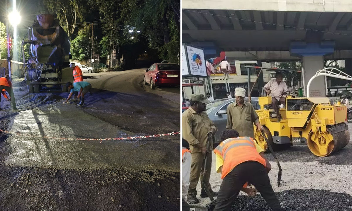Hyderabad Road Repair Drive: GHMC, CMC, MMC Launch Major Pothole Fix Plan Across 14,787 Km Roads