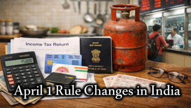 April 1 Rule Changes in India: New Income Tax Law, PAN Rules, LPG Prices and Railway Ticket Updates