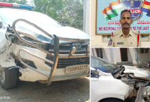 Telangana Shocker: Sand Mafia Tractor Hits Police Vehicle and Escapes