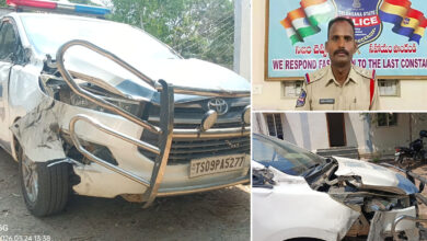 Telangana Shocker: Sand Mafia Tractor Hits Police Vehicle and Escapes